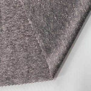 Tissu <span class=keywords><strong>jersey</strong></span> simple en <span class=keywords><strong>viscose</strong></span> respirant, mélange de 50% polyester, 38% coton, 12% rayonne, 160 GSM, tricoté en gros, pour t-shirt, sous-vêtements, gilet - Product Image 2