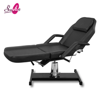 Fauteuil de massage professionnel en acier inoxydable au design moderne, 3 moteurs, réglable, portable, lit de salon, fonction d'inclinaison à 180 degrés
