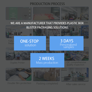 Cá nhân in rõ ràng PVC hộp Tái Tạo Mỹ phẩm đóng gói nhựa cho lược mái chèo Bàn chải tóc - Product Image 6