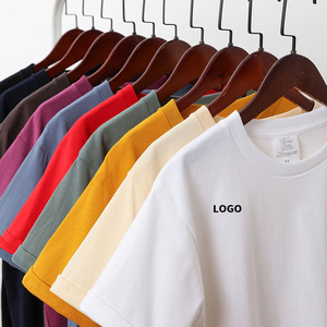 Vente chaude en gros de t-shirts personnalisés pour hommes, impression 100% coton, blanc, gym, séchage rapide, grand logo brodé, streetwear surdimensionné - Product Image 2