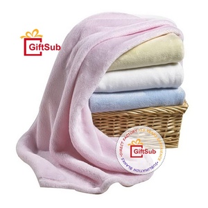 Couverture bébé personnalisée en polaire 30*40 pouces, en flanelle super douce, blanche unie, en polyester, pour impression par sublimation - Product Image 5