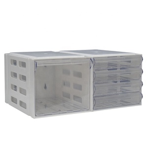 Hiệu Quả Lưu Trữ Bàn Lưu Trữ A4 File Cabinet Rõ Ràng Nhựa Ngăn Kéo Tổ Chức - Product Image 2