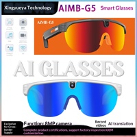 Lunettes Intelligentes AIMB-G5 : Prise de Photos 8MP, Enregistrement Vidéo 1200P, Traduction IA, WiFi, Stockage 16 Go – Idéales pour le Cyclisme et les Sports de Plein Air