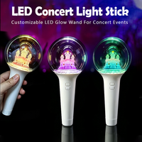 Bastoncino Luminoso Acrilico Cambiacolore per Concerti Kpop con Logo Personalizzato Bastoncino LED 3D