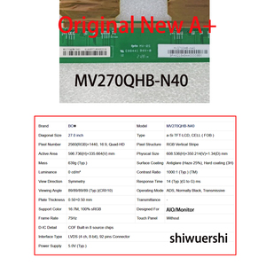 Écran LCD de remplacement A+ 27 pouces MV270QHB N20 N30 N40 N50 N51 N61 NF0 NF1 NF2 NF5 NX3 NX4 pour écran AIO – Vente en gros, Neuf et Original - Product Image 4
