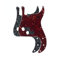 Pickguard de basse 4 cordes style P-Bass, avec trou pour tige de tension, panneau avant de basse, matériau en celluloïd, vente en gros de pièces d'instruments