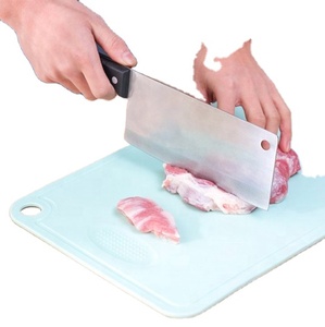 เขียงตัดอาหารทรงสี่เหลี่ยมสองด้าน ทำจากฟางข้าวสาลี เป็นมิตรกับสิ่งแวดล้อม สำหรับใช้ในครัวเรือน พร้อมโลโก้สั่งทำได้ - Product Image 2