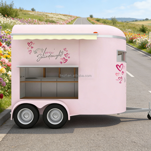 Remolque de Comida Móvil Tipo Horsebox, Carritos de Comida Rápida, Cantina Móvil, Carrito de Hot Dogs, Barra Móvil Personalizada - Product Image 5