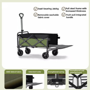 Troli Lipat Tugas Berat Liveer dengan Meja dan Ketinggian yang Dapat Disesuaikan - Troli Transportasi Penyimpanan & Logistik yang Dapat Dikustomisasi OEM - Product Image 3