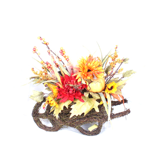 Alta calidad hoja de otoño artificial cosecha de otoño botín garland, decoración al aire libre - Product Image 6
