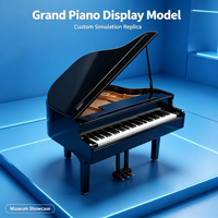 Modèle d'affichage de piano à queue de simulation personnalisé