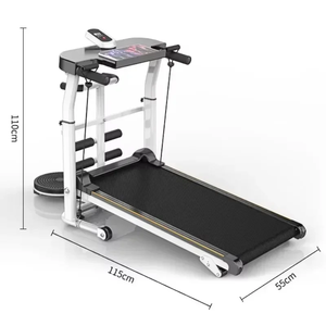 Tapis de course mécanique pliable compact pour la perte de poids et l'amincissement, équipement de fitness domestique sans moteur - Product Image 2