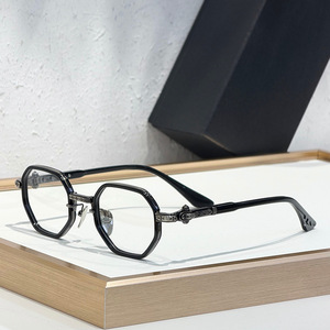 Octagonal Eyeglass Frames Full-Frame Metal <b>Hinges</b> Resin Lenses Unisex Anti Blue <b>Light</b> Glasses TATTERS - Product Image 1