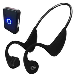 Wireless hearing aid TV headsets Bone Conduction Hearing amplifier earphones with sound transmitter for Seniors Hearing loss