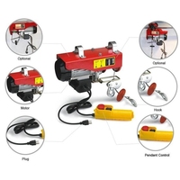 Mini-treuil électrique portable de haute qualité, capacité de charge de 800 kg, pour utilisation dans les mines, avec câble en aluminium.