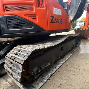Used Hitachi ZX55 Crawler Excavator 2022 <b>Model</b> 5.5 Ton with 0.15m Bucket Motor Gear <b>Engine</b> Gearbox Pump & Original Spare Parts - Product Image 6