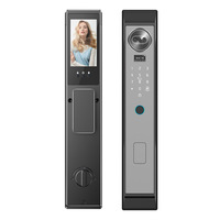 Tuya APP Smart Lock met realtime video-oproepfunctie, beveiligingscamera, vingerafdrukscanner, digitale sloten en 3D gezichtsherkenning