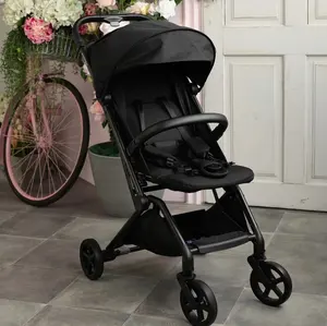Brightbebe Travel Compact Auto 1 Hand Self Folding Baby Buggy Stroller Carriage 3 In 1 Light Weight Airplane 0-22kgs