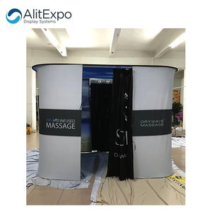 Fiera portatile spogliatoio spogliatoio tessuto di tensionamento camerino - Product Image 5