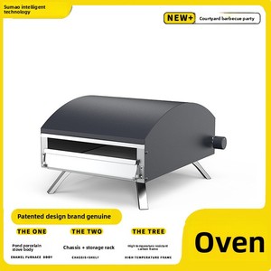 Portatile <span class=keywords><strong>Rotante</strong></span> Forno per <span class=keywords><strong>Pizza</strong></span> con Pellet di Legno di Pietra per la <span class=keywords><strong>Pizza</strong></span> per Esterno transfrontaliero barbecue grill Design pieghevole - Product Image 4