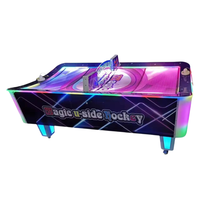 Simulateur de jeux vidéo à pièces de monnaie Jeux de hockey incurvés Arcade Air Hockey Table