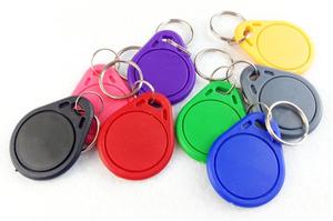 Bán buôn 125Khz LF em4305 t5577/13.56MHz <span class=keywords><strong>HF</strong></span> F08 chip <span class=keywords><strong>RFID</strong></span> Tag rewritable ABS thông minh keyfob - Product Image 5