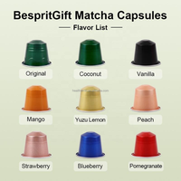 Kapsul Matcha Murni Alami Kompatibel dengan Nespresso Grosir Label Pribadi Produsen Kapsul Teh Hijau Sumber Langsung
