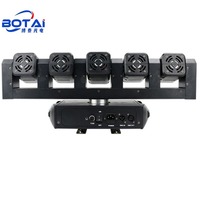 BOTAI 5 yeux RGBW lumière principale mobile Ultra-Bright 28,000LM sortie 270 ° inclinaison verticale DMX512 contrôle LED CE/RoHS certifié pour DJ