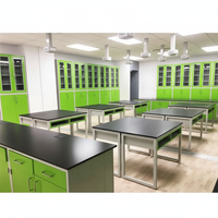 Bureau d'ordinateur de laboratoire, multifonctionnel, meuble de laboratoire, bureau pour la physique et la science des enfants