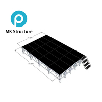 Scène d'événement extérieure en aluminium de qualité supérieure avec plateforme Truss Riser Stand Design Truss Display Toit Stage avec Truss