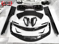 Spoiler Depan Serat Karbon Kering Berkualitas Tinggi untuk Ferrari SF90 R Style, Splitter Bumper, Canards, Side Skirt, Diffuser Belakang, Wing