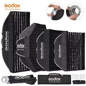 กล่องซอฟต์บ็อกซ์พับได้ Godox EazyFlow <span class=keywords><strong>Series</strong></span> แบบพกพา ติดตั้งง่าย พร้อมตัวกระจายแสงแบบ Bowens Mount - Product Image 1