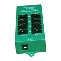 Injecteur de négociation automatique PoE Power over Ethernet Gigabit 4 ports AT-4-48v60w Active 802.3at avec 48 volts 60 watts