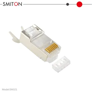 FTP Cat6a Cat7 Rj45 Connector For CAT7 Solid Cable