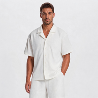 Livraison Rapide Ensemble T-shirt Hawaïen Oversize Luxe Été Séchage Rapide Respirant Manches Courtes Décontracté Quotidien En Stock