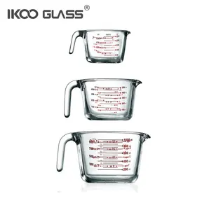 3.7 high borosilicate glass Material and Storage Boxes & Bins Type glass measuring cup/jug/tools