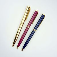 Stylo tampon auto-encreur personnalisé en métal pour enseignant, stylo de signature professionnel, tampon photosensible, cadeaux d'entreprise, stylos tampon