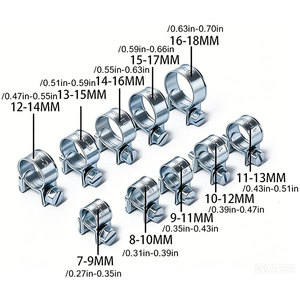 Colliers de serrage sur mesure non standard pour tuyaux, de 6 mm à 400 mm, type Jubilee avec vis Phillips 304 - Product Image 2