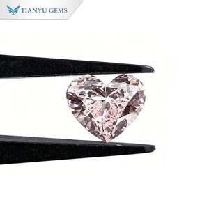 <span class=keywords><strong>Diamante</strong></span> Cultivado en Laboratorio Tianyu Gems <span class=keywords><strong>de</strong></span> 0.5ct, Corte Corazón <span class=keywords><strong>Rosa</strong></span> Fantasía, para Anillos <span class=keywords><strong>de</strong></span> Joyería - Product Image 1