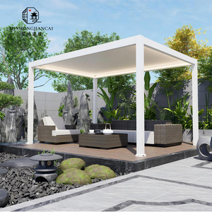 Hot Bán thiết kế hiện đại bioclimatic pergola <span class=keywords><strong>gazebo</strong></span> cho vườn nhôm Patio ban công mái nhà bên ngoài Sun Shade pergolas - Product Image 1