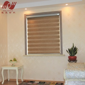 Quality Chinese Products Zebra Fabric Linen Color <strong>Bamboo</strong> Like <strong>Blinds</strong> - Product Image 2