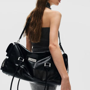 Borsa in Vera Pelle di Lusso a Doppio Strato in Poliestere con Fibbia Metallica e Ampio Spazio di Stoccaggio per Donne - Product Image 5