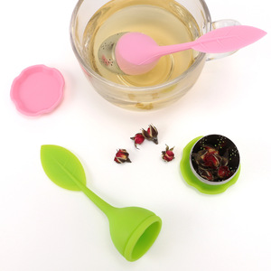 Customize Silicone Handle Stainless Steel <strong>Tea</strong> <strong>Infuser</strong> Strainer, <strong>Loose</strong> Leaf <strong>Tea</strong> <strong>Infuser</strong> - Product Image 5