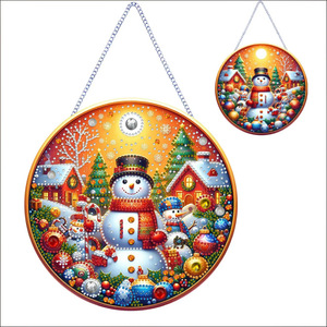 Christmas Hanging Ornament Rectangle <b>Plastic</b> Decorative Festival Christmas <b>Tree</b> Decoration European Modern Art Style - Product Image 2