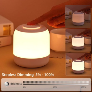 Eye Caring Bedside <b>Lamps</b> 3-Way Dimmable USB Rechargeable Portable <b>Lamp</b> for Baby Nursing Sleeping Aid - Product Image 5