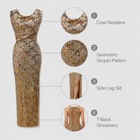 Robe longue élégante en mousseline de coton 100% naturel, écologique, sans manches, avec perles à la taille, respirante, pour l'industrie lourde