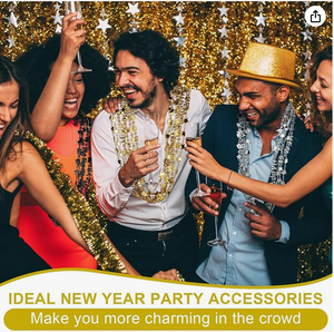 Kalung Bintang Bertumpuk Multi-lapis Hadiah Perayaan Perhiasan Pesta Champagne untuk Hadiah Kejutan Ulang Tahun dan Peringatan - Product Image 5