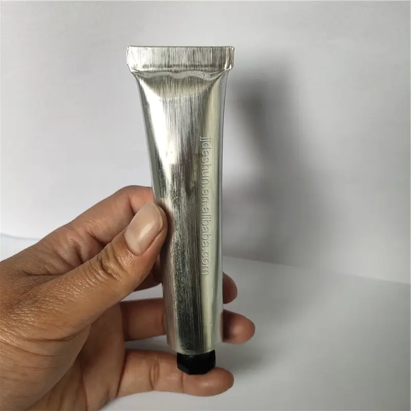 Small Quantity Pure Aluminum Material Tubes D25mm Hand Cream Water Color Oil Paint Collapsible 40ml Empty Tube In Stock