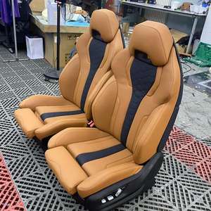 Модификация B MW F30 F80 F10 M3 M5 X3 Модернизированный спортивный гоночный Ковш Сиденья индивидуальный кожаный чехол и губчатое сиденье DOS - Product Image 1