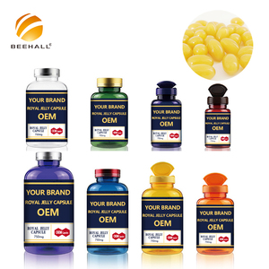 BEEHALL Royal Jelly Exportador Venta caliente Mejora la inmunidad Royal Jelly Softgel - Product Image 6